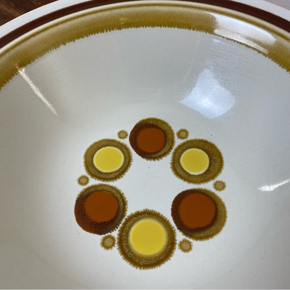 Haniwa Carnival Stoneware Serving Bowl - Picture 2 of 6